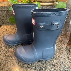 Kids Hunter Rain Boots Girls 10/Boys 9